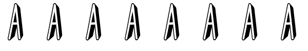 Super Hero Docall font preview